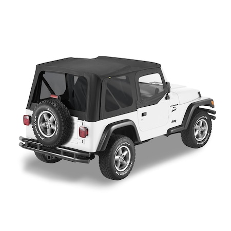 Bestop Replace-A-Top for OEM Hardware For Jeep 1997-2002 Wrangler TJ Tinted Upper Door Skins Included 79124-01